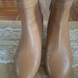 Elegant Talbot Tan Ankle Boots